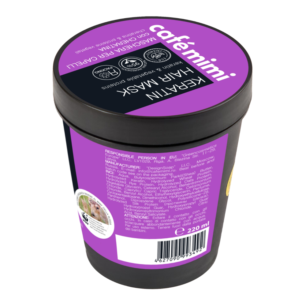 MASCHERA CON KERATINA CAFE MIMI